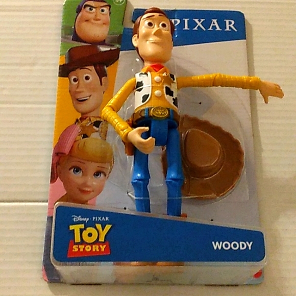 NWT Disney Pixar Collectible Posable Woody Doll - Picture 7 of 7